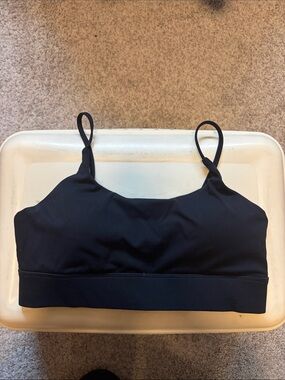 First Health black sports bra